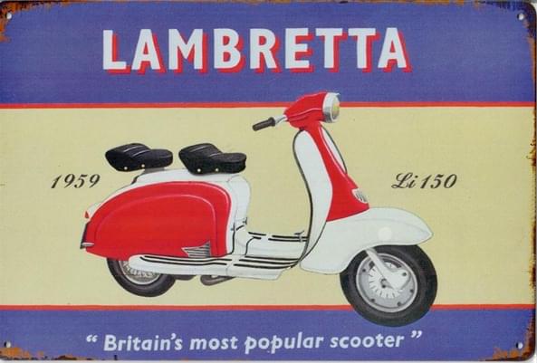 Lambretta 1959 - Old-Signs.co.uk